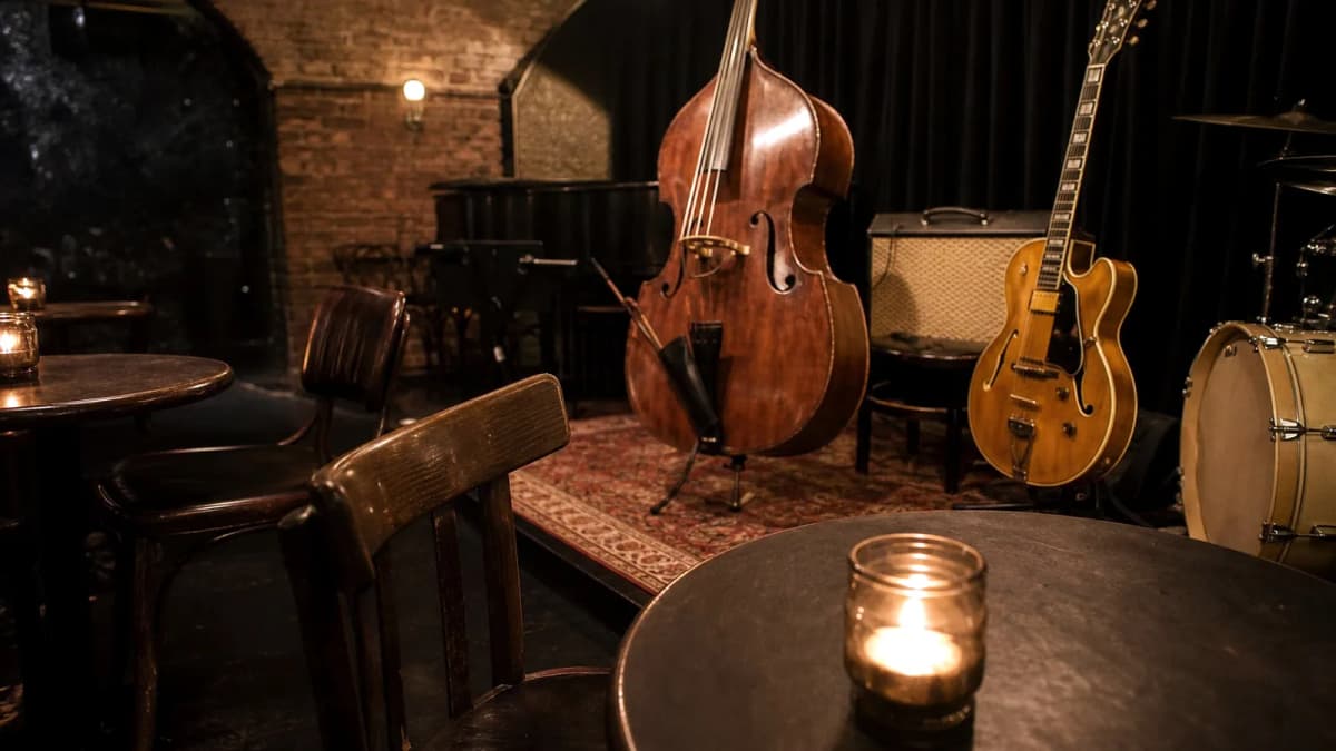 Smalls Jazz Club interior