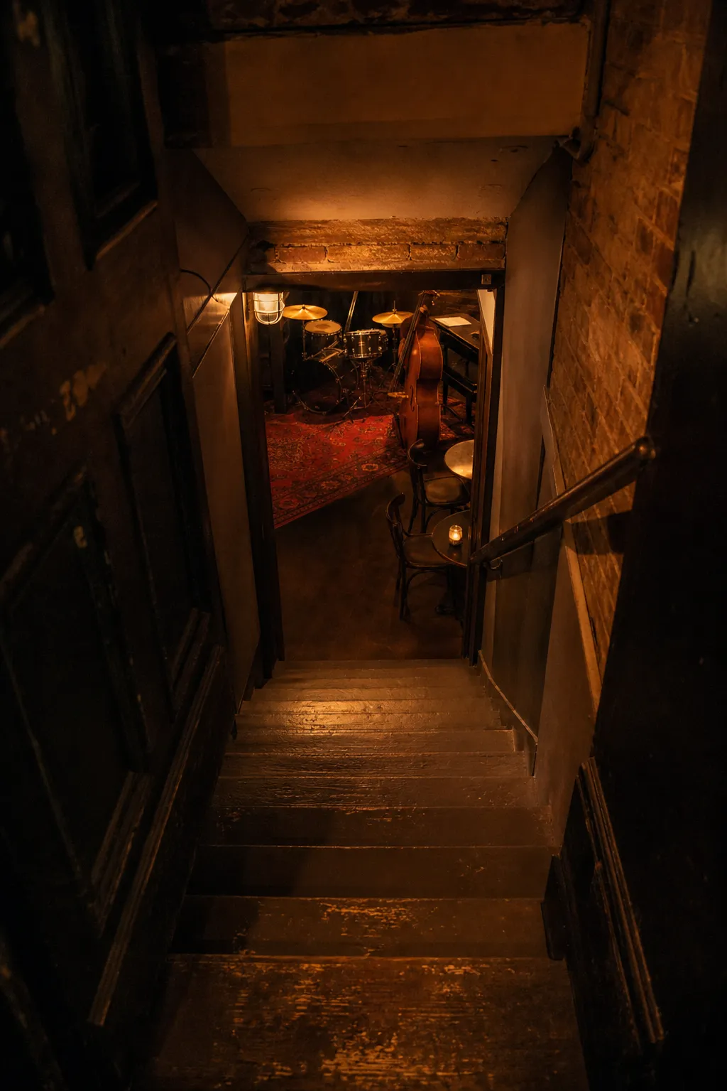 Smalls Jazz Club smalls editorial stair descent