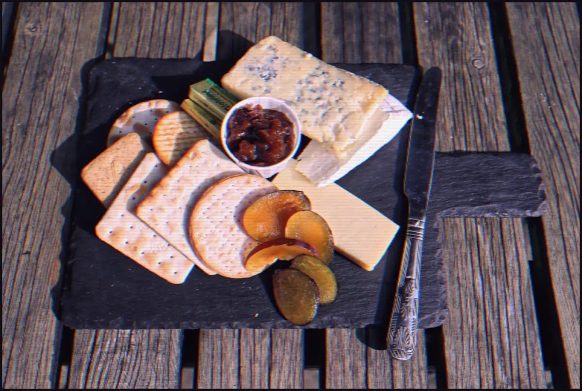 Murray's cheese pairing board pickles