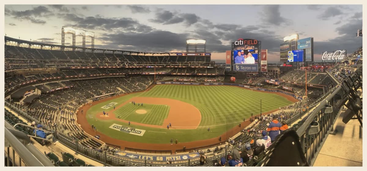 Citi Field grandstand panorama