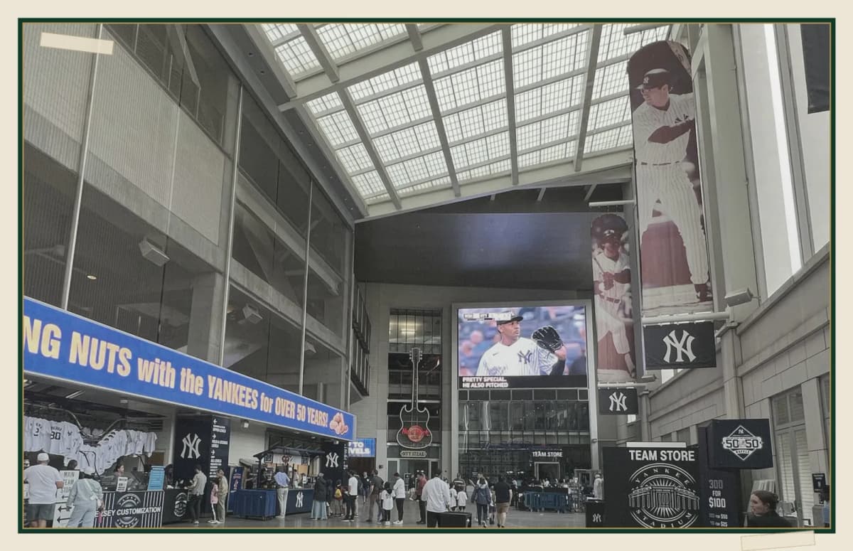 Yankee Stadium great hall