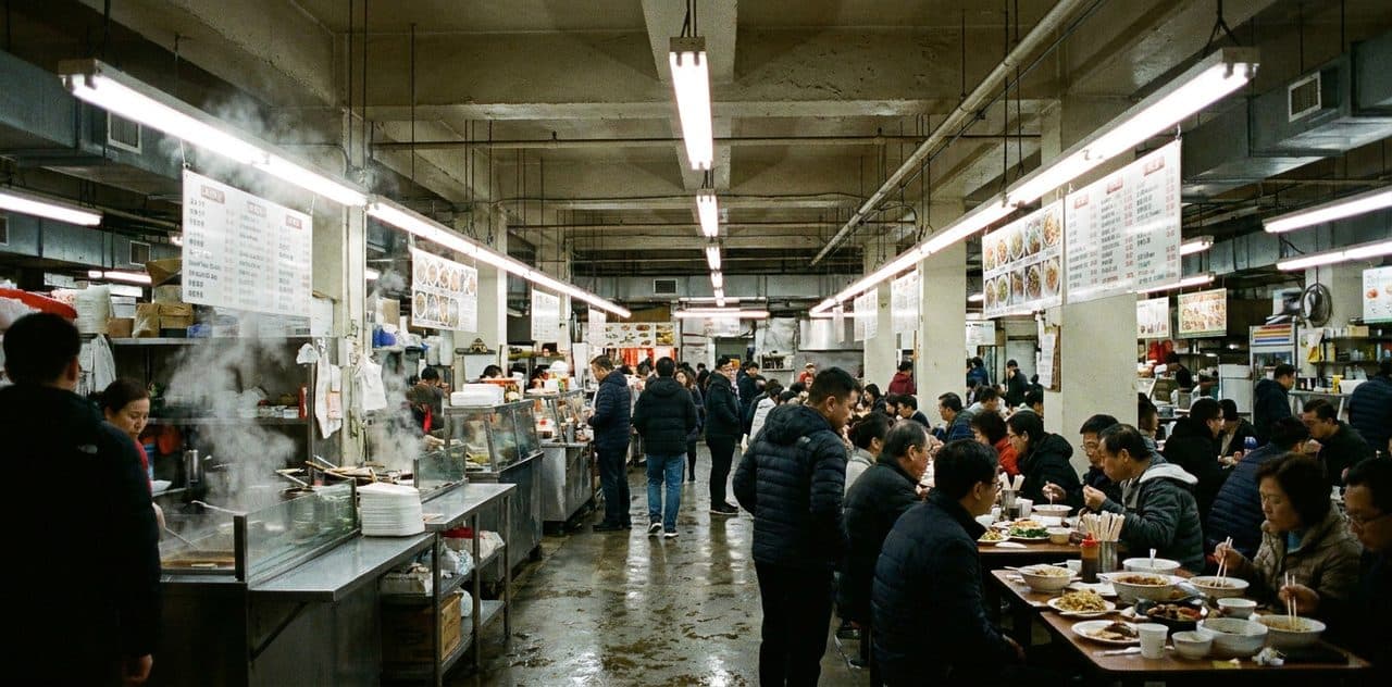 A Saturday Loop Through Flushing: Basement Food Courts, Noodles, and the Garden - cover image