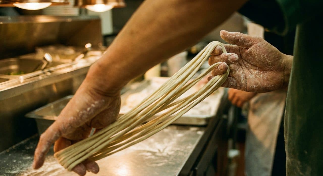 A Saturday Loop Through Flushing: Basement Food Courts, Noodles, and the Garden - scene