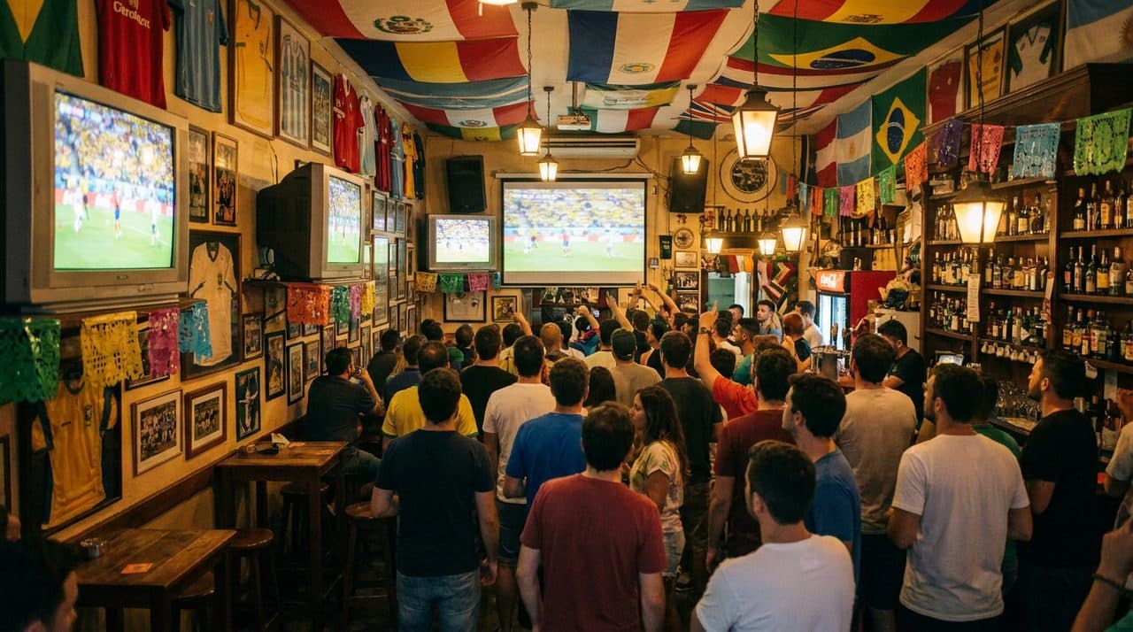 A South American Bar in Jackson Heights for Argentina vs Austria, Jerseys and Drums - cover image