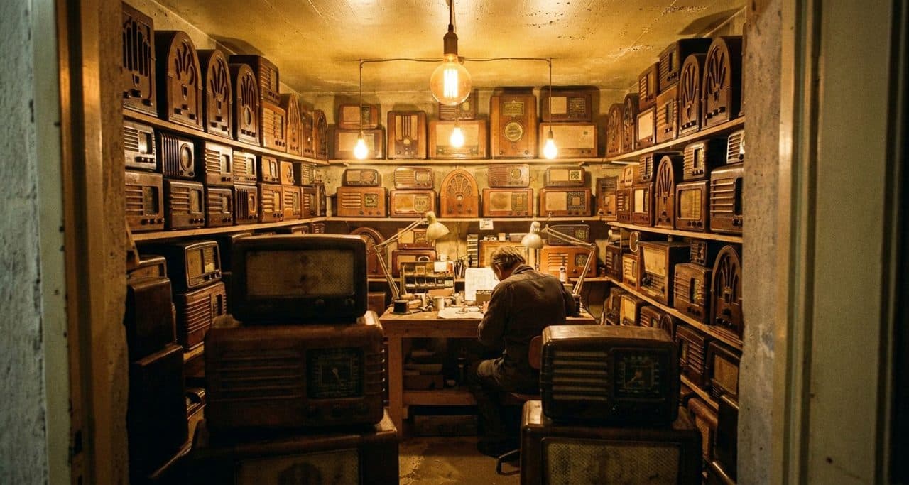 A Storefront Museum of Vintage Radios That Opens Only When the Owner Feels Like It - scene