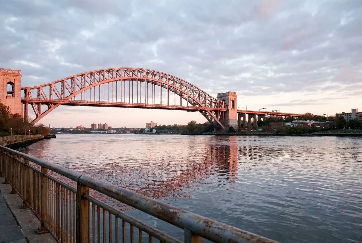 Astoria Park Hell Gate Bridge Sunrise Bench and Shore Promenade Opening: A Fresh Field Note