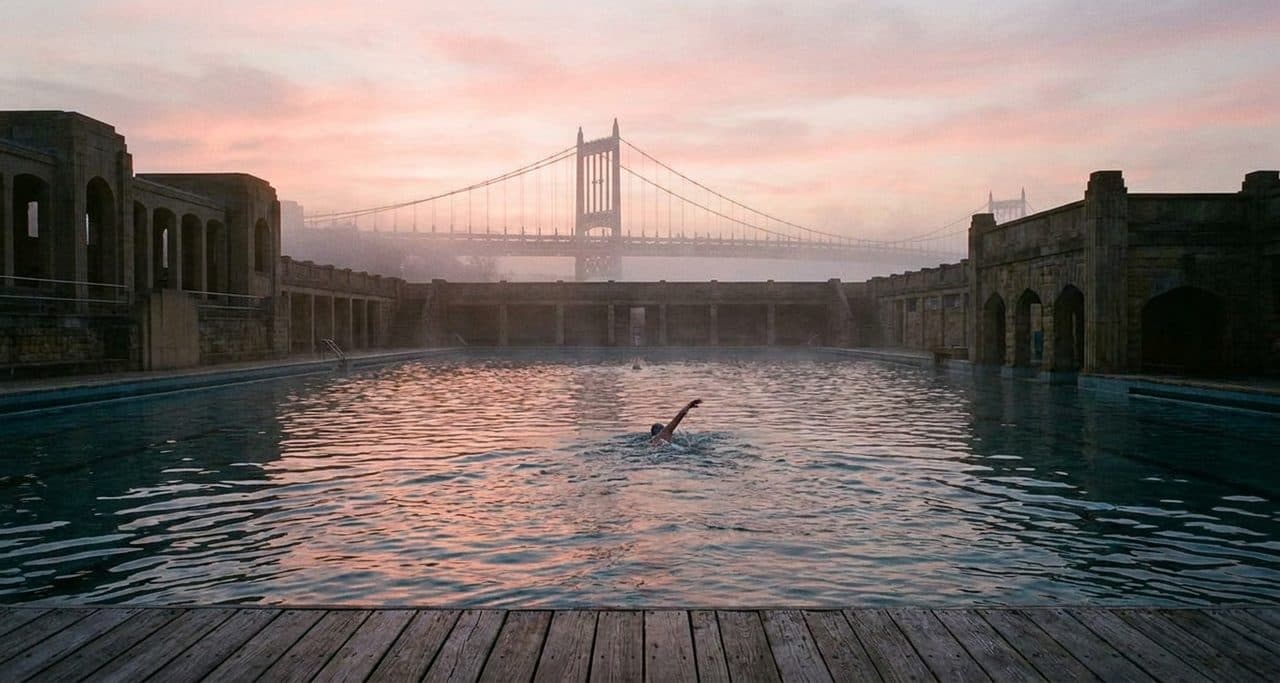 The Astoria Pool's 7AM Lap Swim Before the Lifeguards Change Shift - scene