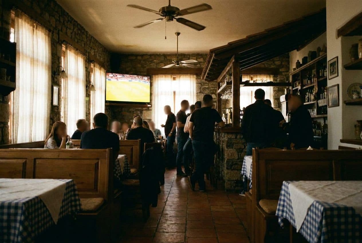 Astoria Sports Bars Split Screens Between Dodgers vs Pirates and World Cup - scene