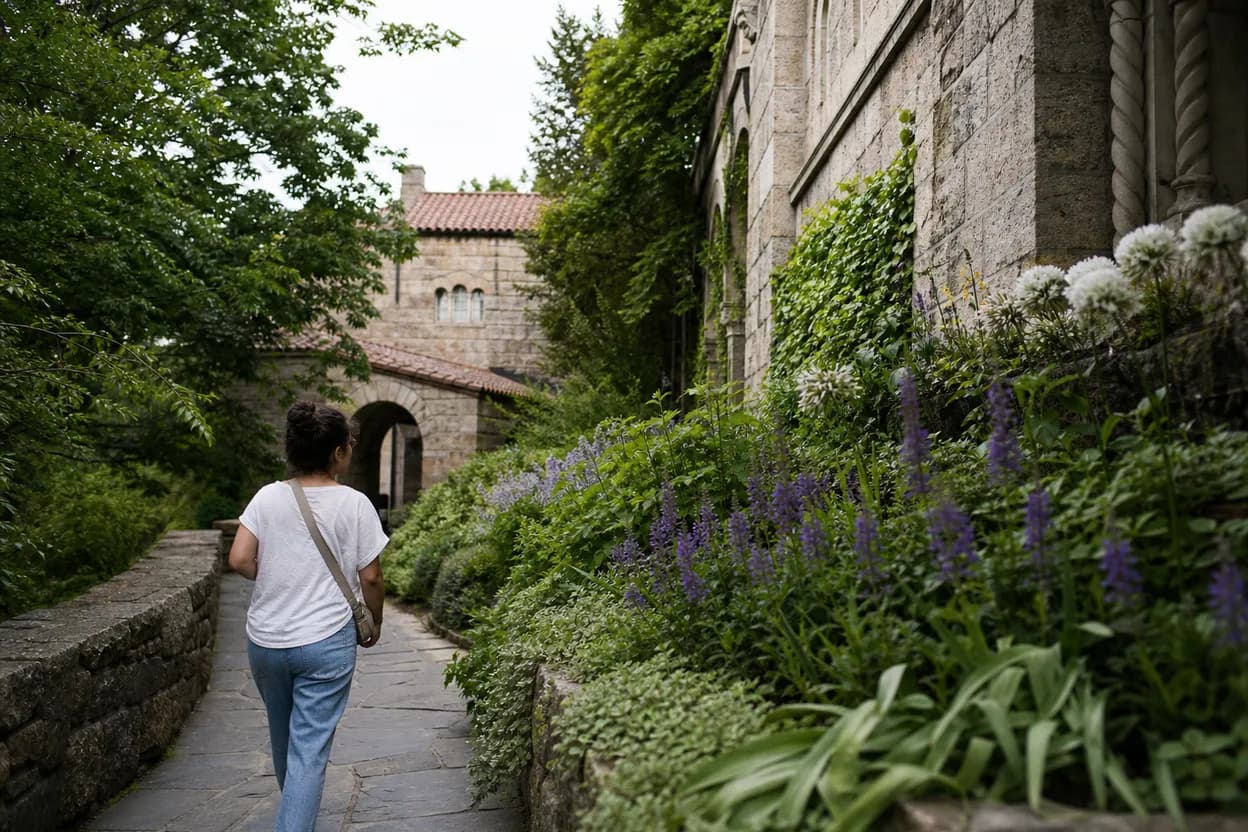 NYC experience scene for A Sunset Walk to Fort Tryon Park: The Uptown Date Plan With an Exit Ramp
