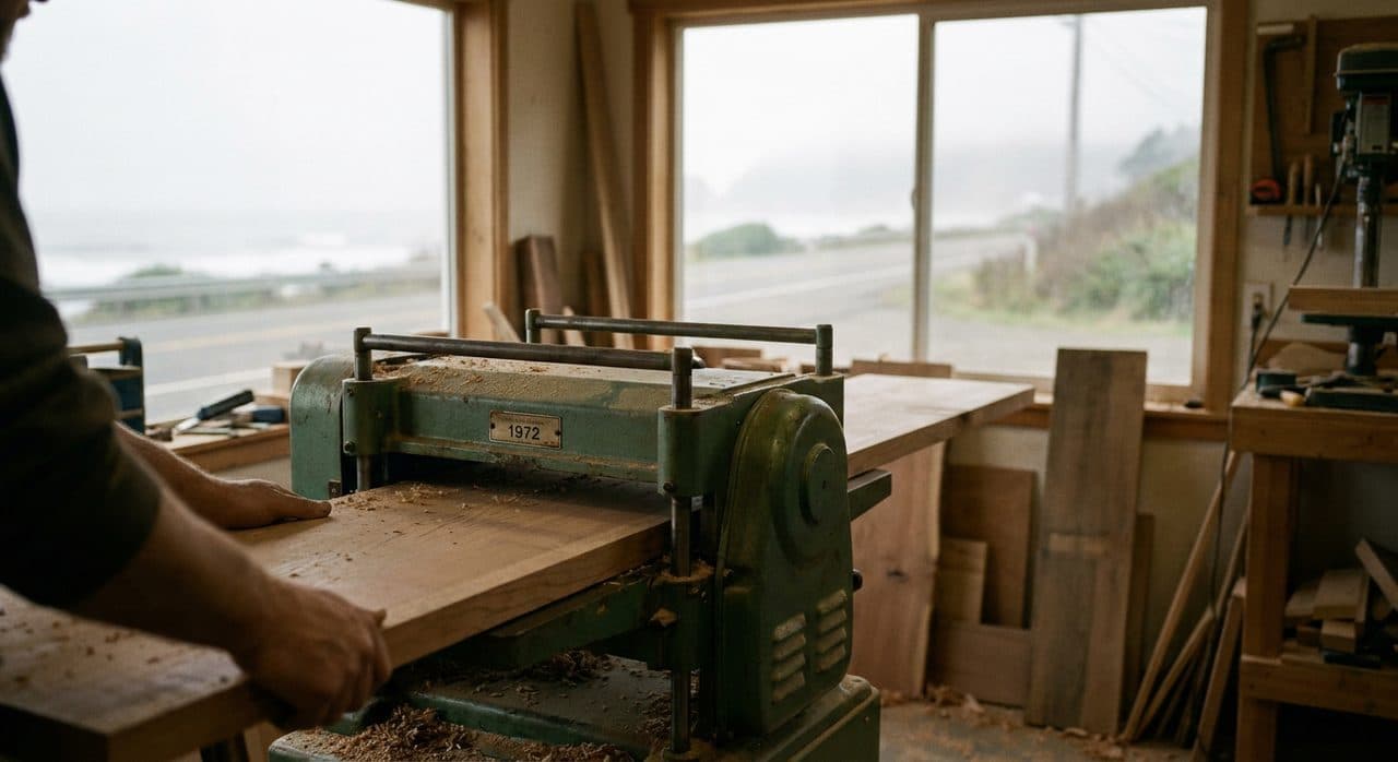 A Surfboard Shaper in San Francisco Still Glassing by Hand - cover image