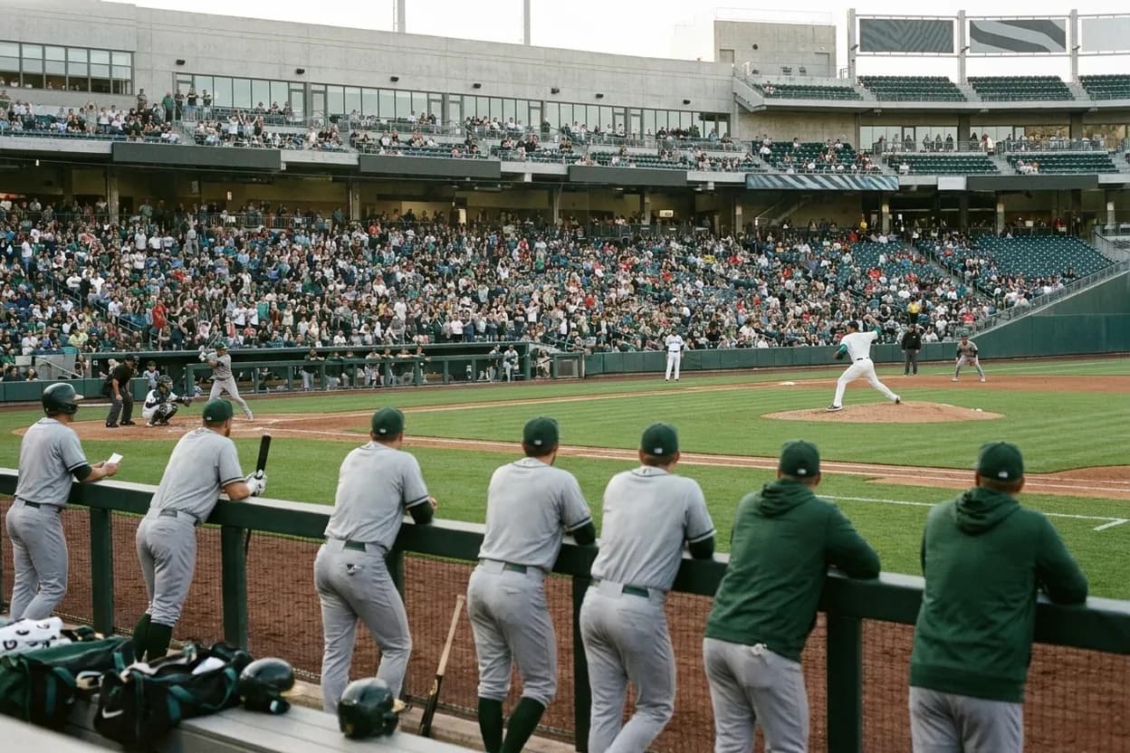 Cover scene for Athletics vs Diamondbacks: Pitching, Hitting, and Game Strategy