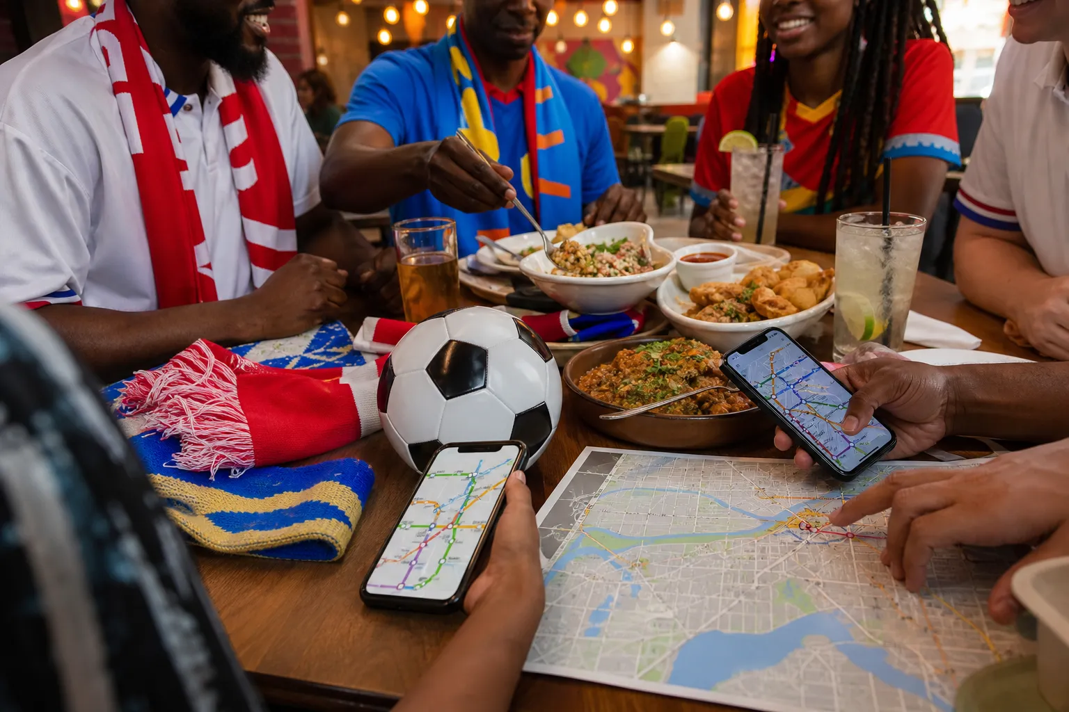 Atlanta World Cup match-day scene