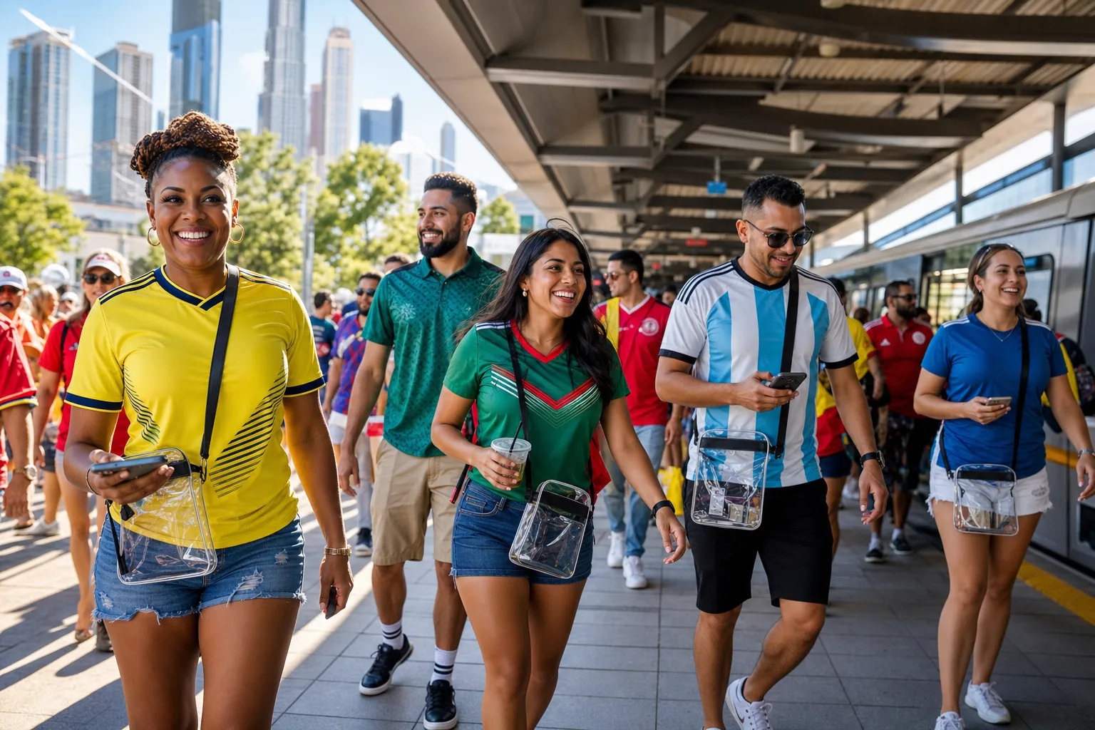 Atlanta fans using MARTA for a World Cup stadium day