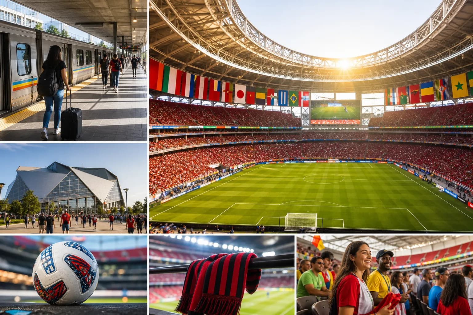 Atlanta World Cup match-day scene