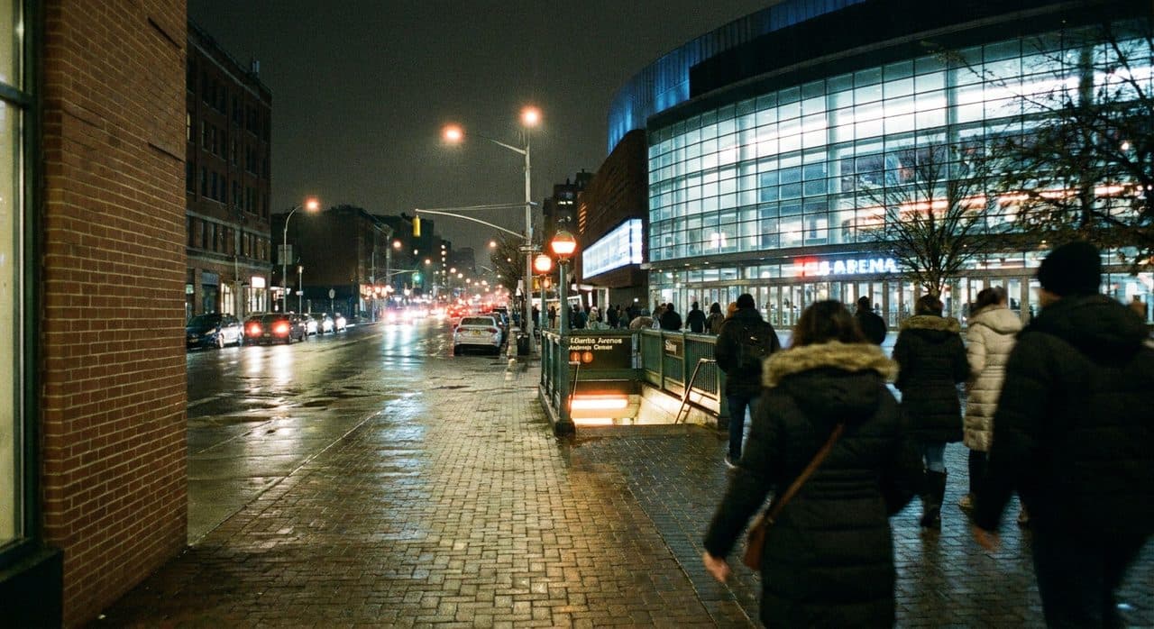 Atlantic Avenue's Wide Sidewalks After a Dream-Fever Game Goes Down to the Wire - cover image
