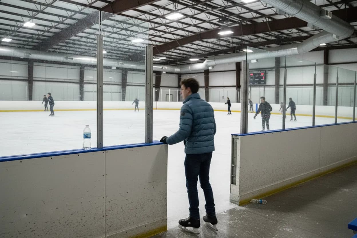 NYC experience scene for Aviator Sports Public Skate for a Hot-Day Brooklyn Group Hang
