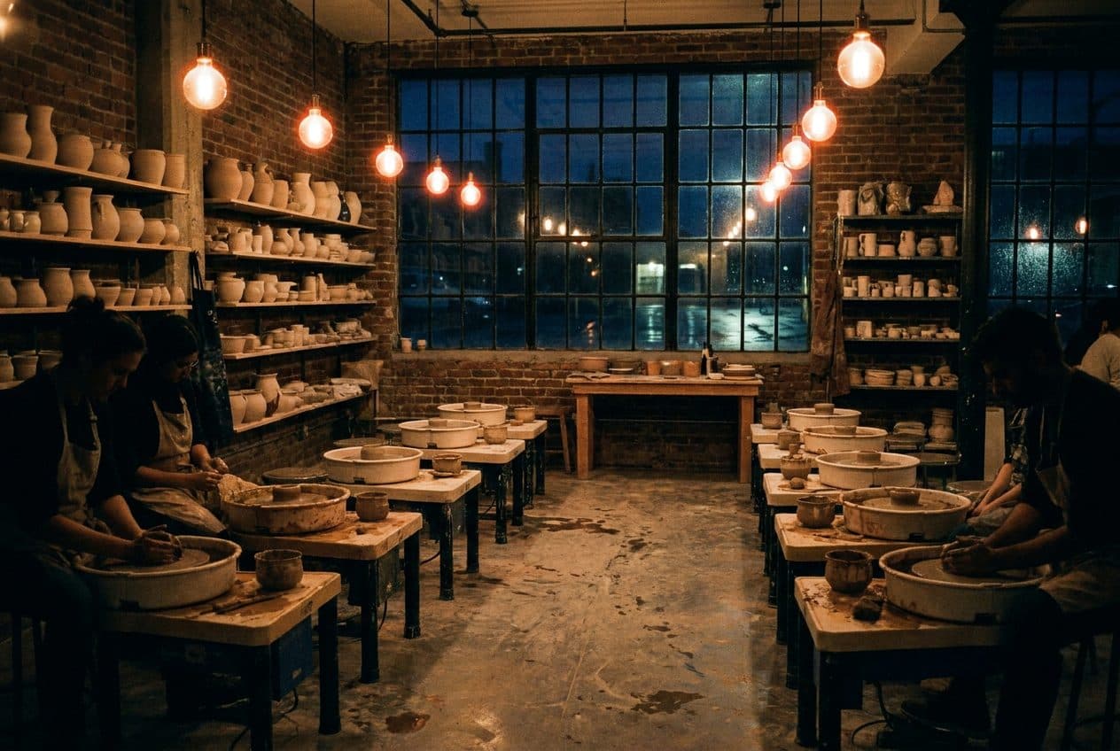 A Wednesday Night Pottery Wheel Drop-In Where You Leave With Clay Under Your Nails - cover image