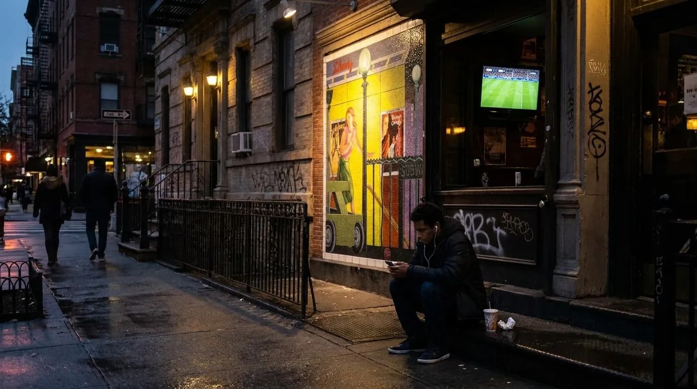 Practical city detail for NYC's Hot Evening: Catching the mexico vs usa u20 Buzz Solo