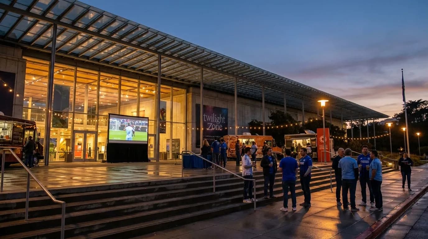 Realistic San Francisco scene for San Francisco's Premier Spots to Catch Cruz Azul vs New York City