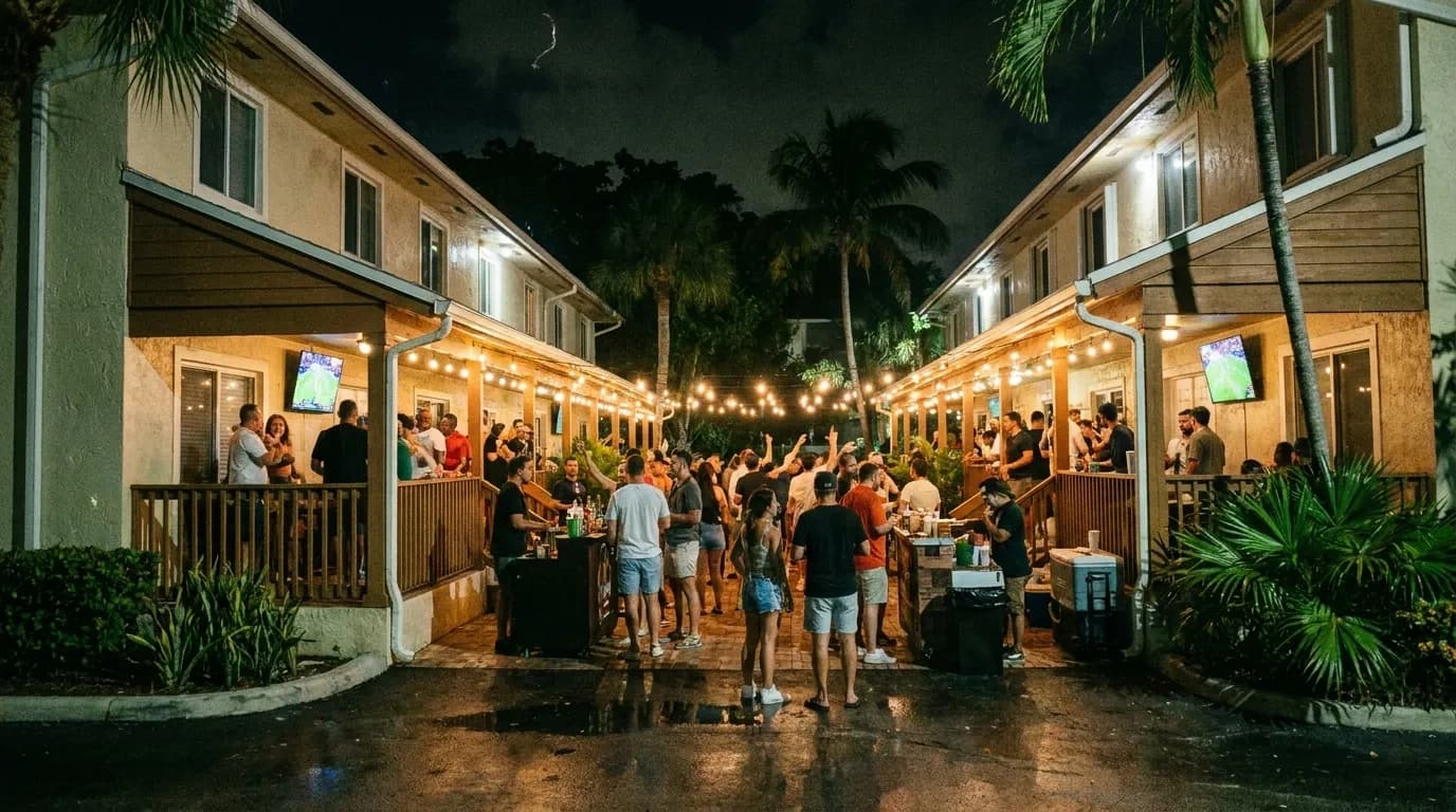 Realistic Miami scene for Miami's Sunday Energy: Finding Fun Beyond Reds vs Nationals