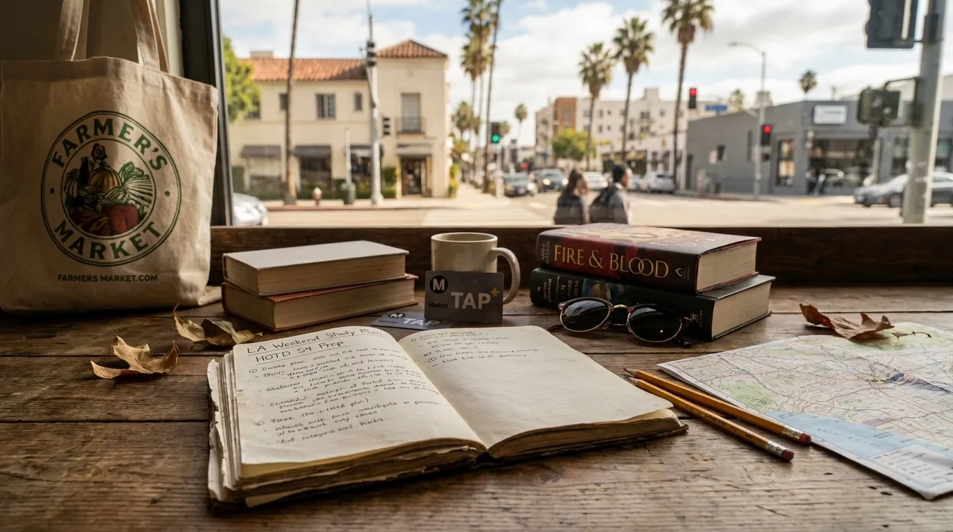 Practical city detail for Los Angeles Weekend Study Plan: Fun Prep Before house of the dragon season 4