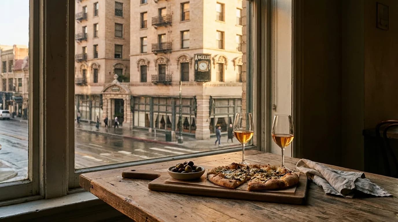 Realistic Los Angeles scene for Uncovering Los Angeles: A Weekend of Discovery, Olivia Ponton Style