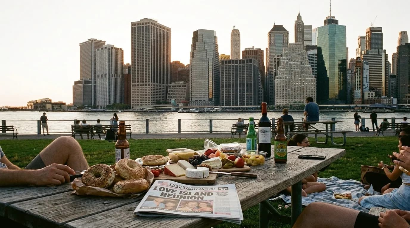Realistic NYC scene for When is the Love Island Reunion: Explore NYC's Public Parks After Work