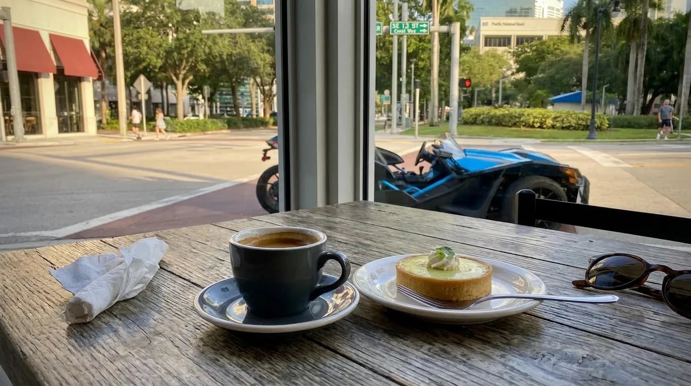 Practical city detail for A Sweet Miami Afternoon: What Would Christopher Lambert Do?