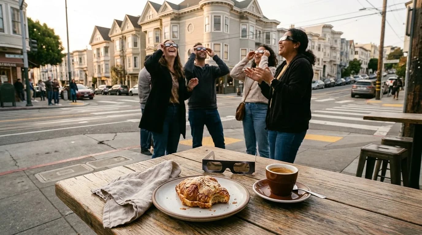 Local context for San Francisco's Sweet Spots: A Guide for Your Spontaneous Solar Eclipses Sunday