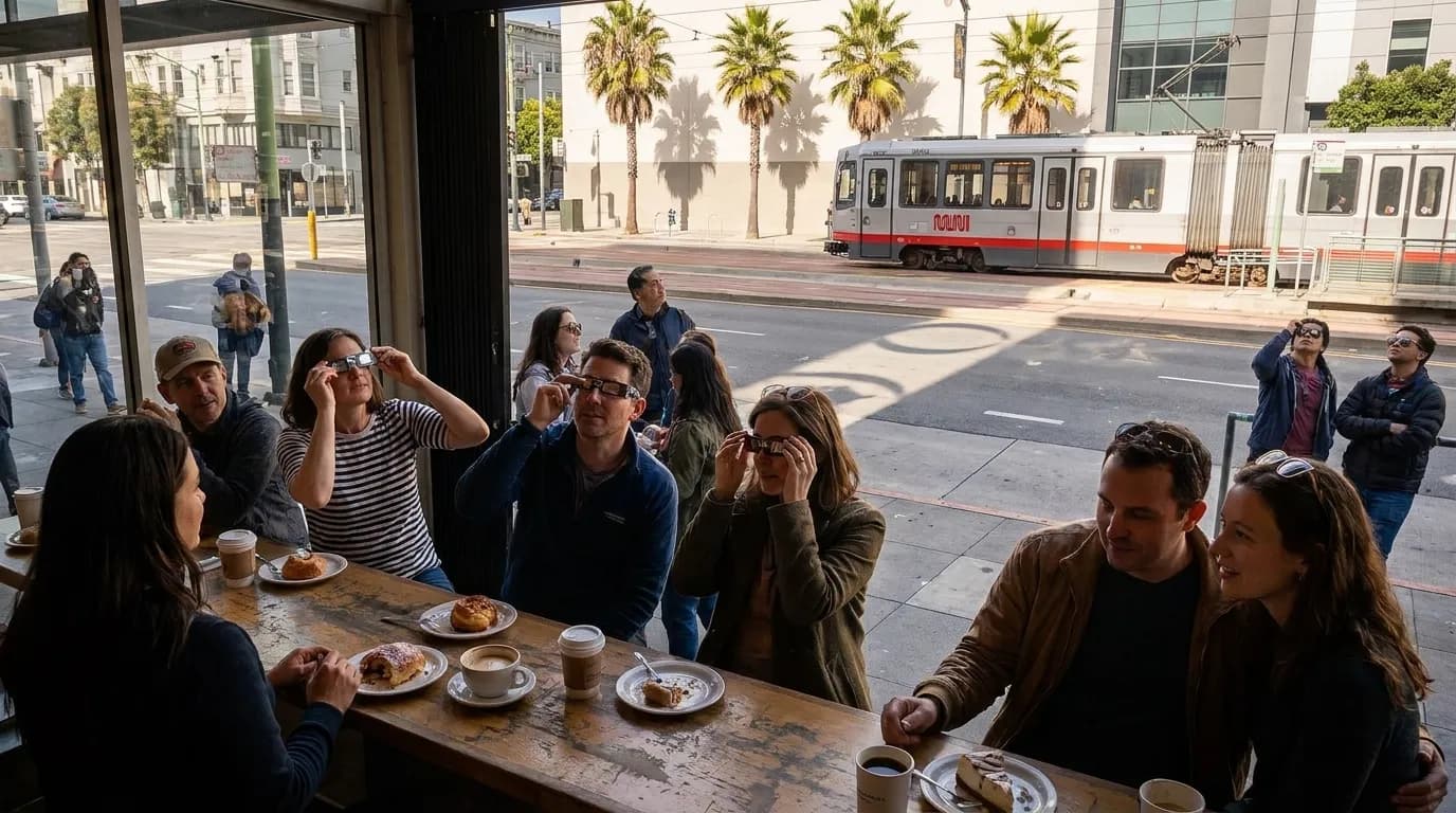 Practical city detail for San Francisco's Sweet Spots: A Guide for Your Spontaneous Solar Eclipses Sunday