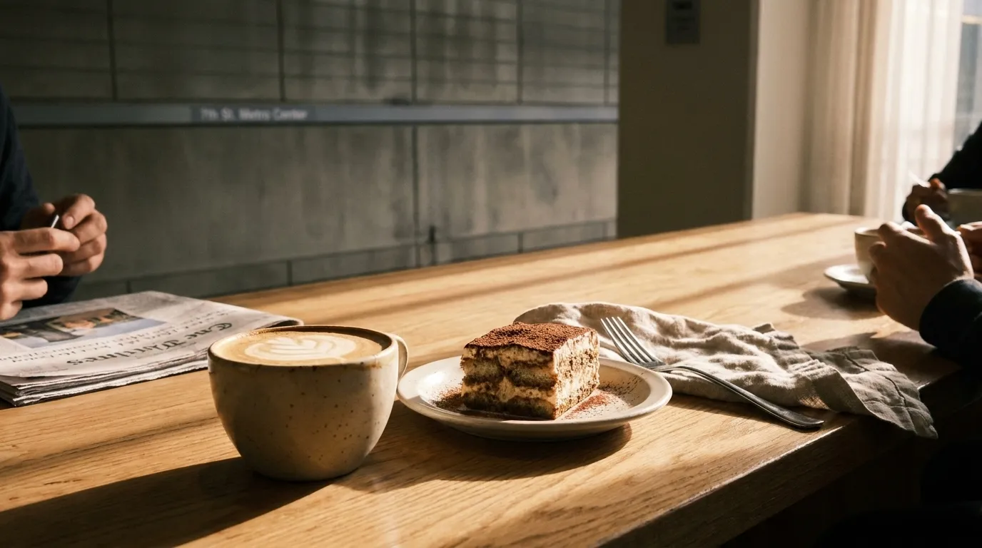 Practical city detail for Escape the Patriot Games: Los Angeles Weekend Afternoon Coffee & Dessert Bliss