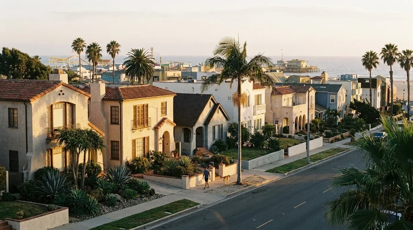 Realistic Los Angeles scene for A Day in Los Angeles: Following Laura Wright's Westside Vibe