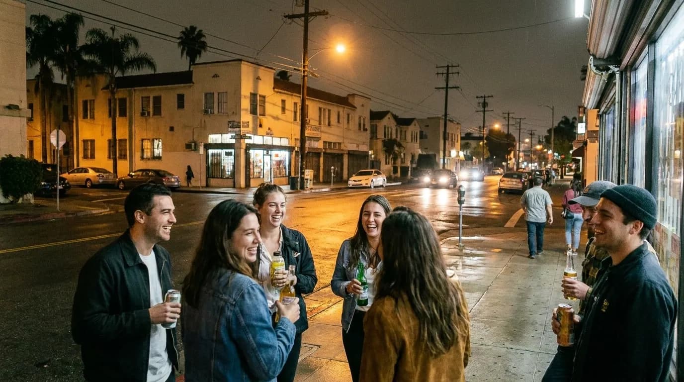 Realistic Los Angeles scene for Beyond the Buzz: Los Angeles After an Ella Langley Morgan Wallen Collaboration