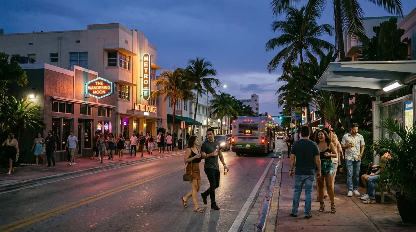 Practical city detail for Miami Nights: Balancing Bills and Bliss on a Transit-Smart Bar Hop