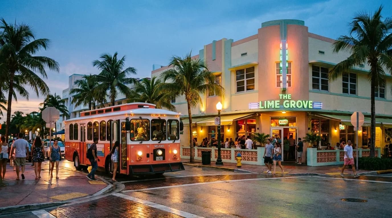 Practical city detail for Unwind in Miami: The Perfect Jelly Roll Touring Break Evening