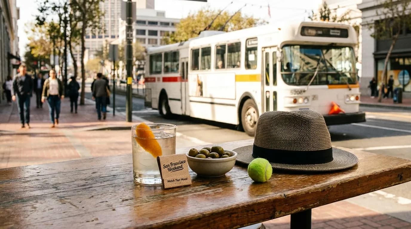 Practical city detail for San Francisco Weekend: Match Your Mood to the City's Pulse, Naomi Osaka Style