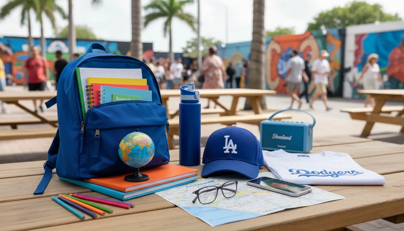 Practical city scene for Back to School with Dodgers Spirit: Miami's Educational & Fun Spots