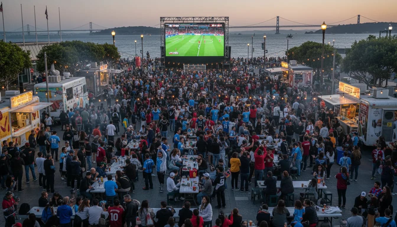 Where to Catch PSG vs Aston Villa: San Francisco Watch Party Locations — photorealistic San Francisco editorial scene