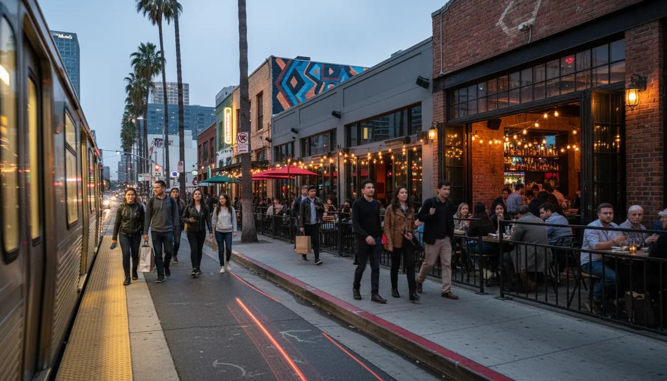 Los Angeles Restaurants for Reacher Season 4 Fans: Dining Experiences — photorealistic Los Angeles editorial scene