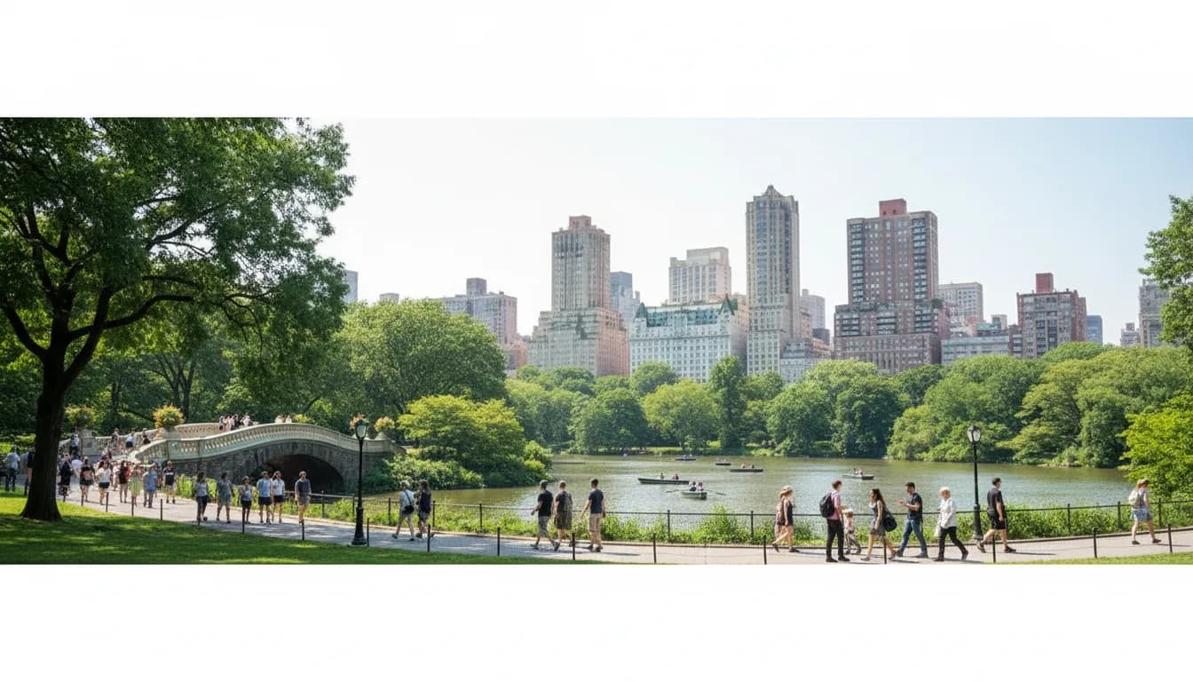 Free Things To Do in NYC: Discovering Gems Beyond 'sweetwater valley little league' — photorealistic New York City editorial scene