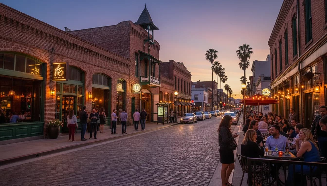Los Angeles Bars & Nights Out: Beyond 'guadalajara - fc dallas' Conversations — photorealistic Los Angeles editorial scene