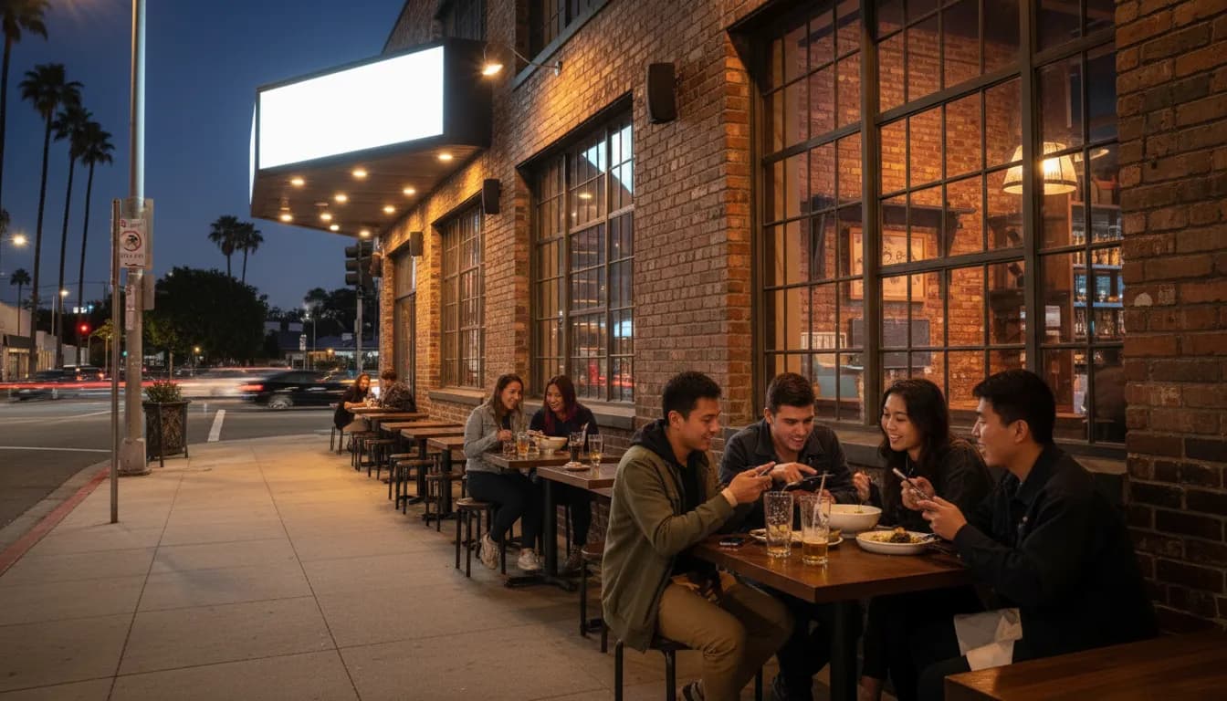 Practical city scene for Unwind After Gaming: Los Angeles Restaurants for Tom Clancy's Jack Ryan Ghost War Fans