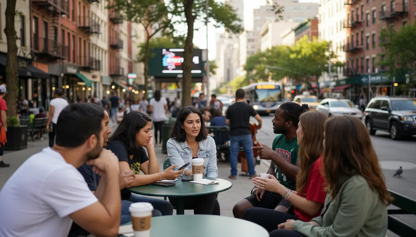 Practical city scene for NYC Neighborhood Guide: Public Discussions Around 'Jordan Spieth FedEx Playoffs'