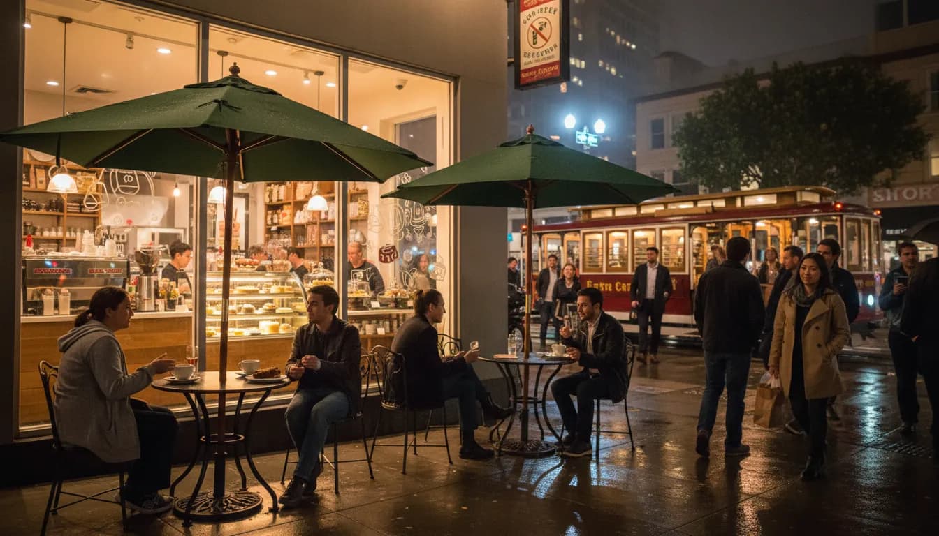 Local detail for San Francisco Coffee & Dessert Spots: Fueling Your Day Like Don Nelson's Drive