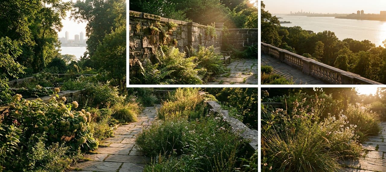 The Elevated Acre Above the Financial District Where the Garden and the Skyline Share the Same View - cover