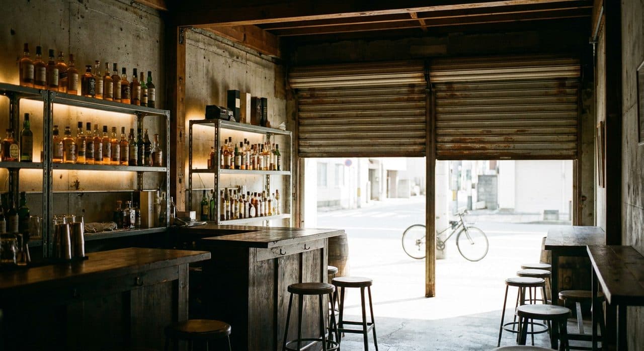 The Astoria Garage Bar Pouring Japanese Highballs After Midnight — cover