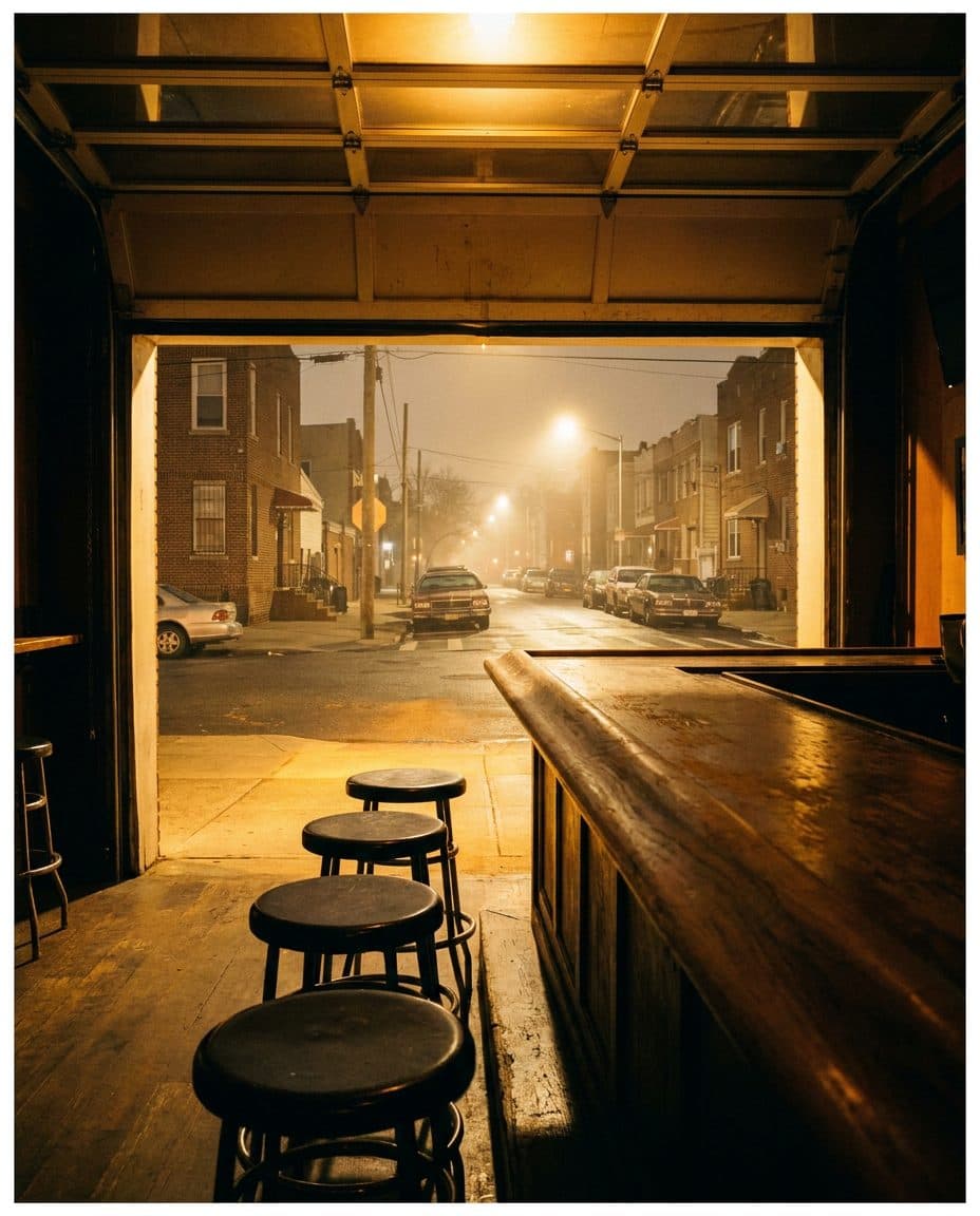 The Astoria Garage Bar Pouring Japanese Highballs After Midnight — atmosphere