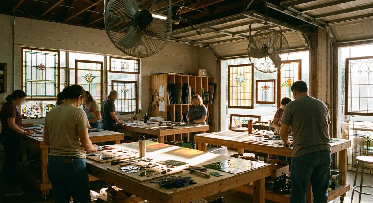 The Crown Heights Stained Glass Studio Running Saturday Drop-Ins at $35 — atmosphere