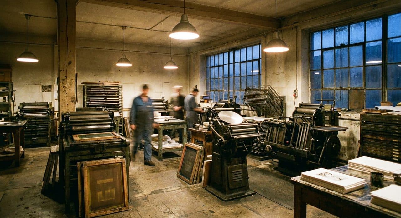 The East London Printmaking Collective That Books Out Its Friday Evening Press — atmosphere
