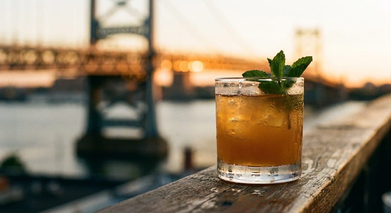 The Long Island City Waterfront Bar Where You Can See Both Bridges at Once — interior detail
